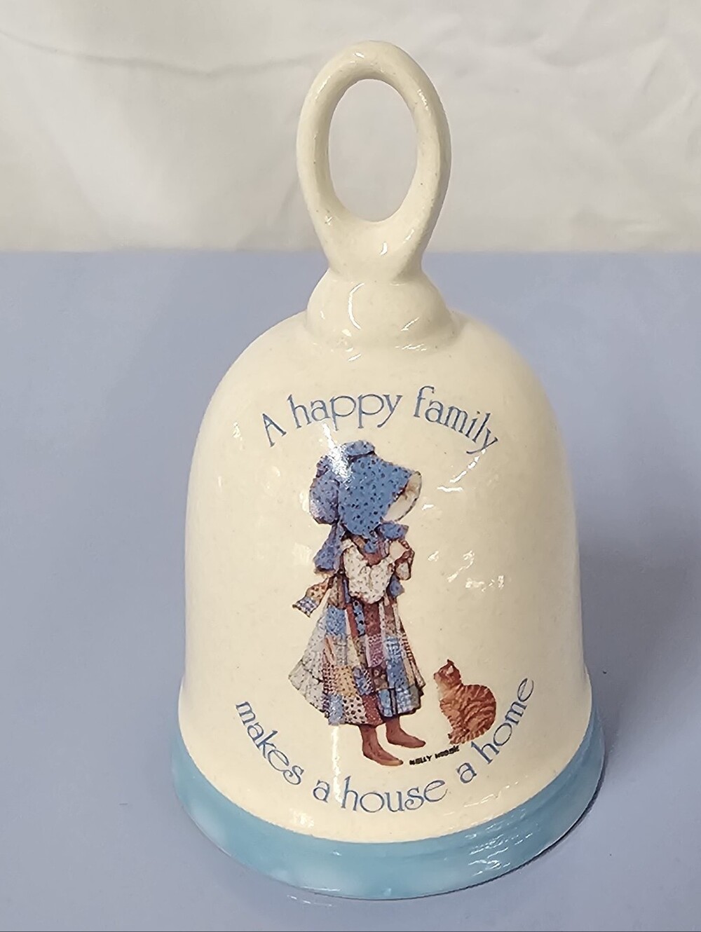 Vintage Holly Hobbie Stoneware Dinner Bell
